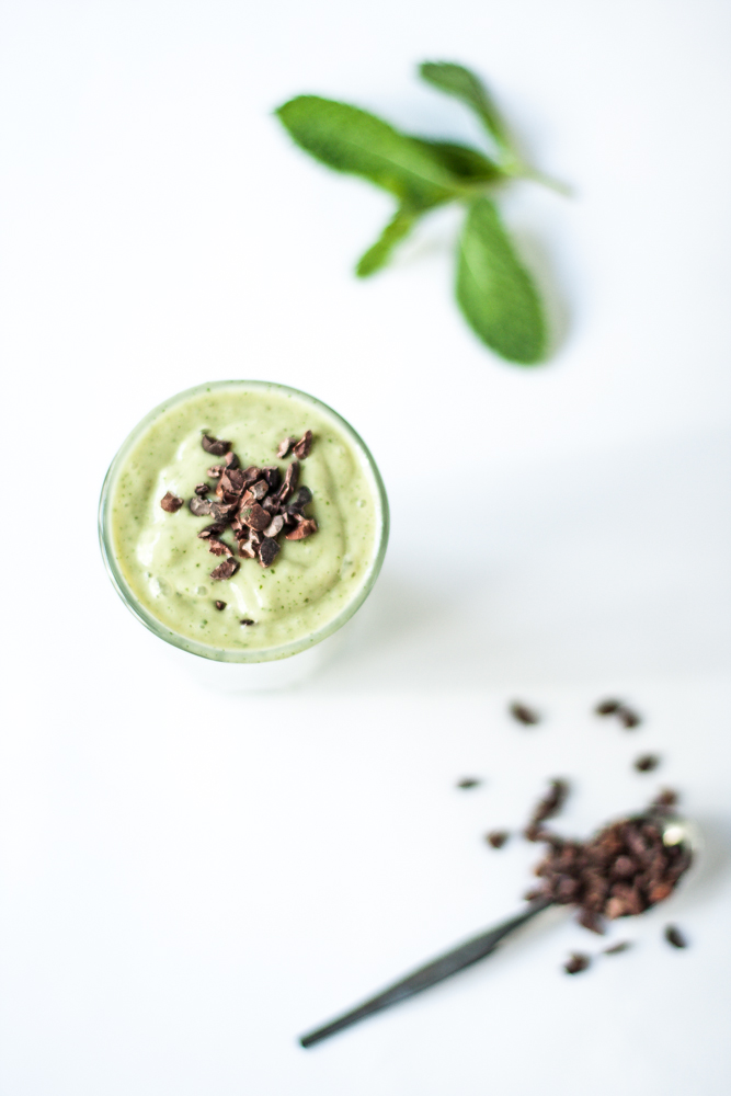 Healthy Choc-Mint Smoothie – Nourish & Inspire Me