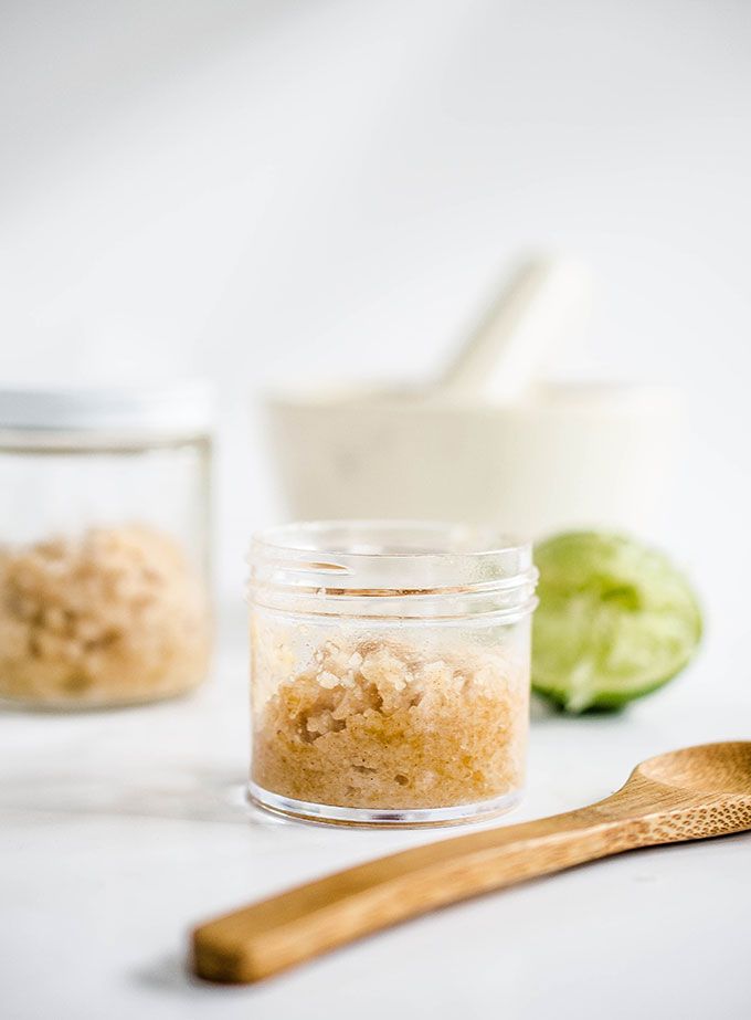 DIY Lime + Ginger Sea salt Scrub –  NourishAndInspireMe