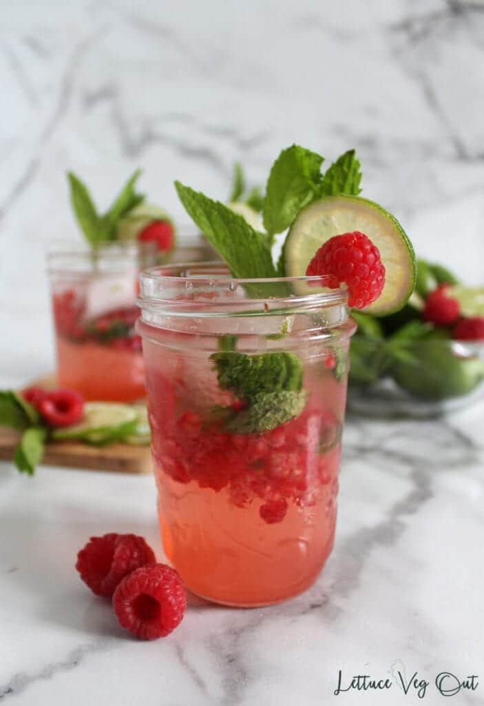 Raspberry Mint Mojito Mocktail –  NourishAndInspireMe